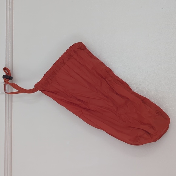 Men's Light Weight Puff Coat in Orange Size Large - Picture 3 of 3